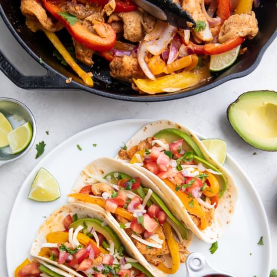 Crockpot Chicken Fajitas