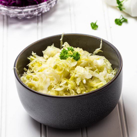 Oil-free white Coleslaw