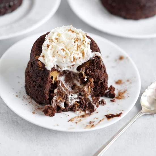 Chocolate Peanut Butter Lava Cake