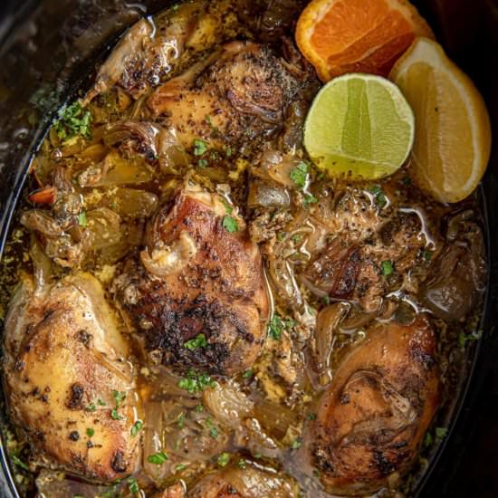 Slow Cooker Chicken Carnitas