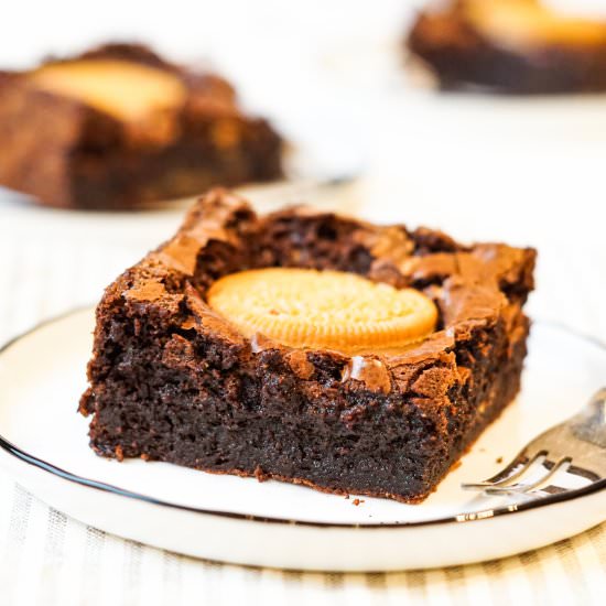 Golden Oreo Brownies