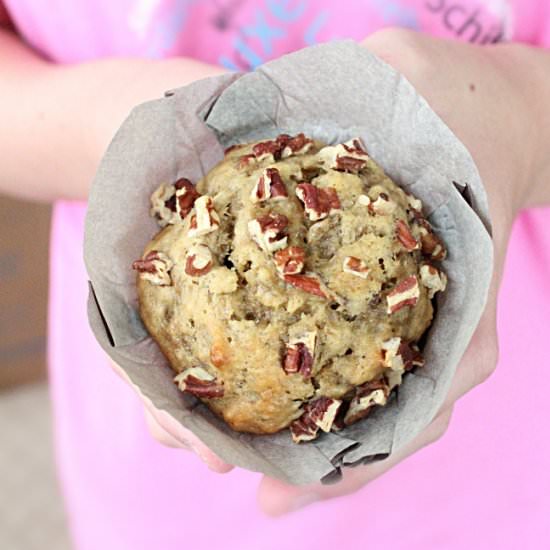 Banana Pecan Muffins