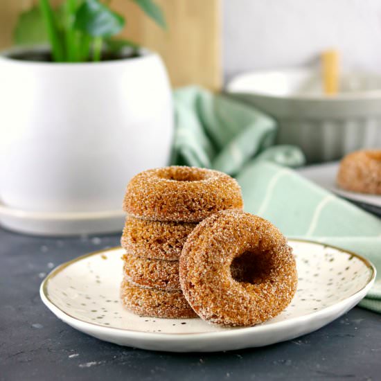 Pumpkin Spice Baked Donuts