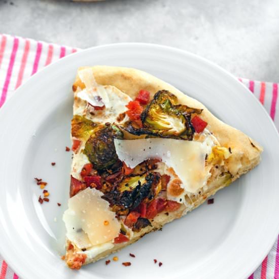 Brussels Sprouts Pancetta Flatbread