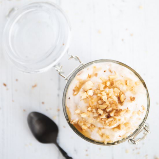 Banana Cream Pie Overnight Oats
