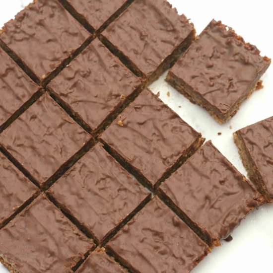 Chocolate flapjacks