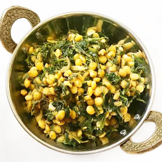 Kale Chickpeas Stir Fry Instant Pot