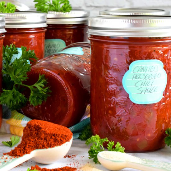 Canned Preserved Chili Sauce