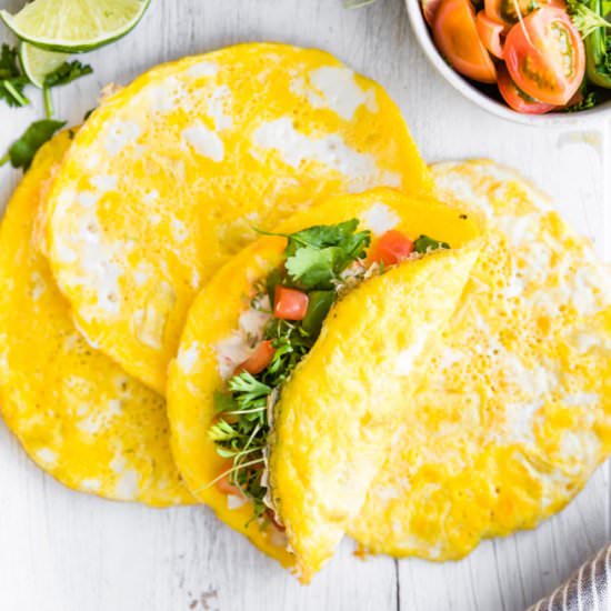 Paleo Breakfast Egg Wraps