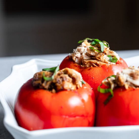 Spanish Tuna Stuffed Tomatoes