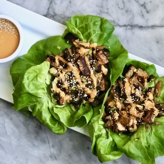 THAI TOFU LETTUCE WRAP