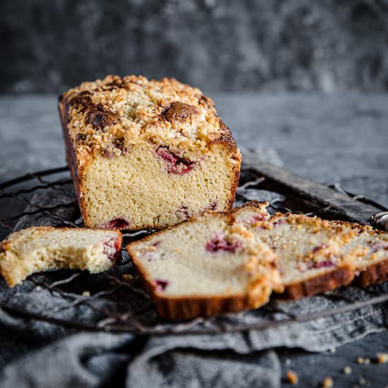 Roasted Strawberry Coffee Cake