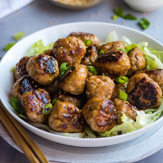 Chinese BBQ Pork Meatballs