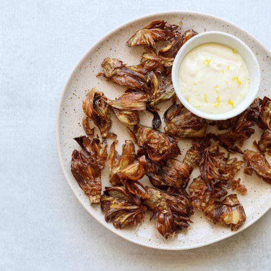 Crispy Fried Artichokes