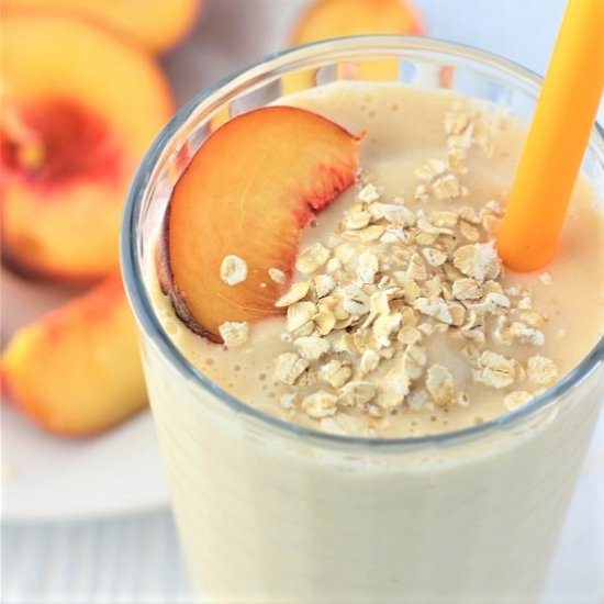 Peach and Oat Smoothie