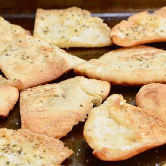 Homemade Baked Pita Chips