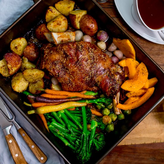 Slow Roast Shoulder of Lamb