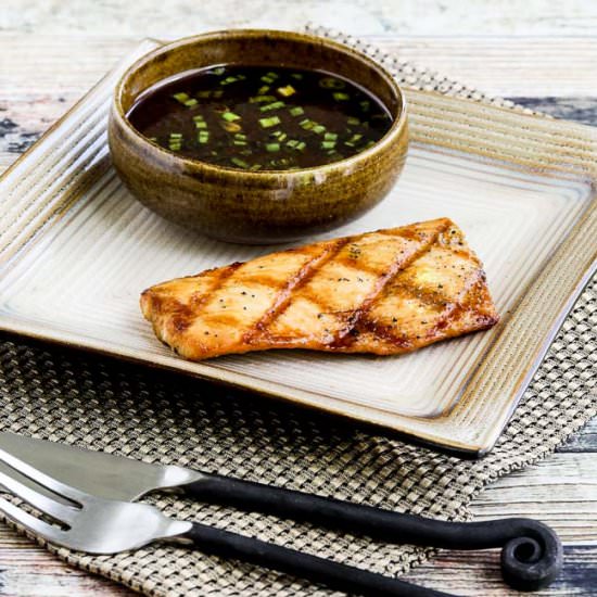 Grilled Mahi Mahi with Korean Sauce