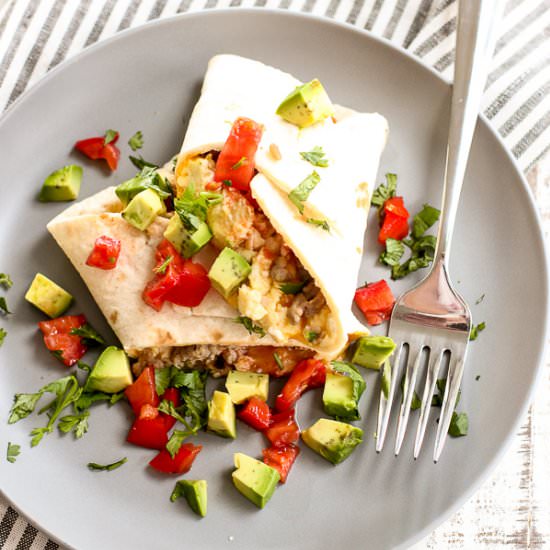 Low Carb Breakfast Burritos