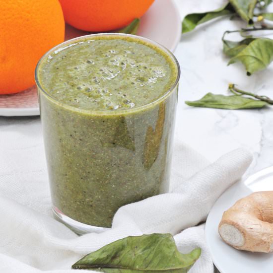 Spinach-pineapple smoothie
