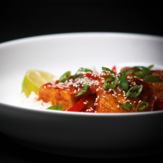 Maple Soy Glazed Tofu