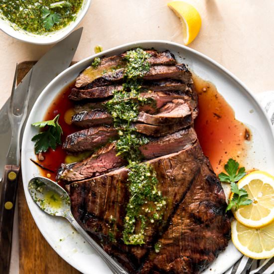Balsamic Grilled Flank Steak