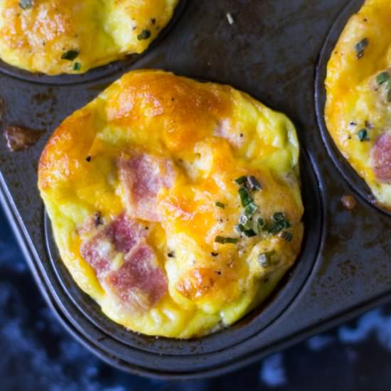 Ham, Egg and Cheese Muffins