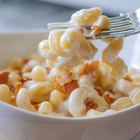 Panko Crusted Pancetta Mac & Cheese