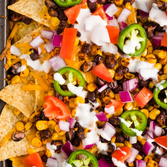 Vegan Sheet Pan Nachos