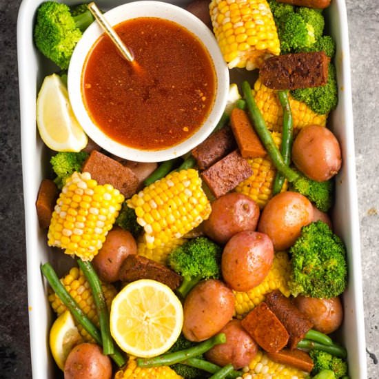 Cajun-Inspired Vegan Boil