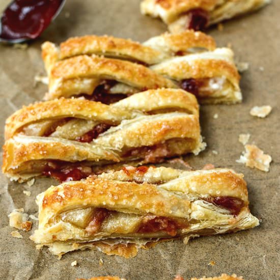 Guava Cream Cheese Pastry Braid
