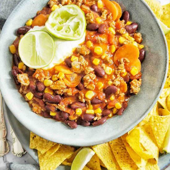 Turkey Chilli Con Carne