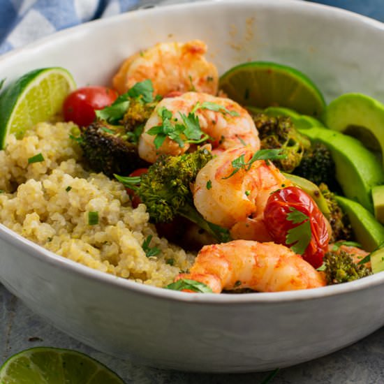 Roasted Shrimp with Vegetables