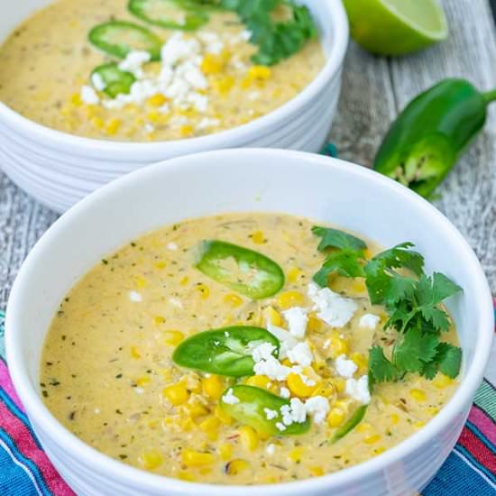 Mexican Street Corn Soup
