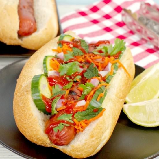 Banh Mi Turkey Hot Dog