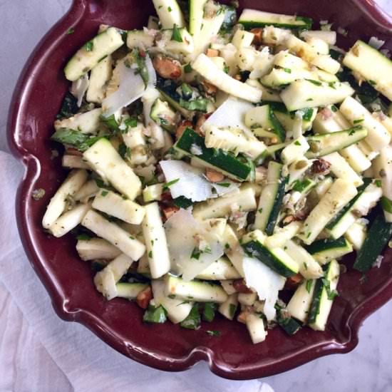 Zucchini Salad with Basil