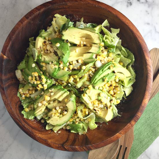 Grilled Corn & Avocado Salad