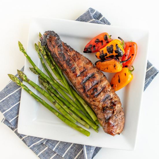Brown Sugar and Garlic Grilled Pork