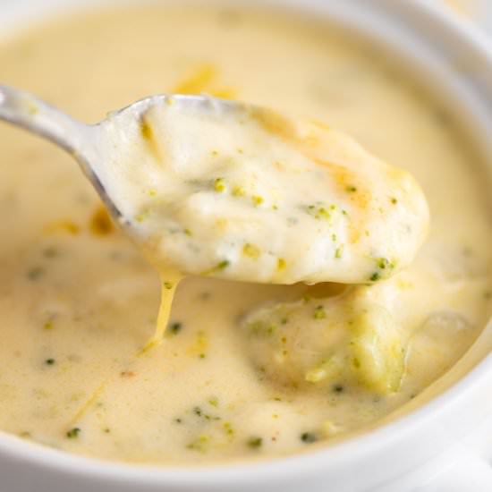 Broccoli cheese soup