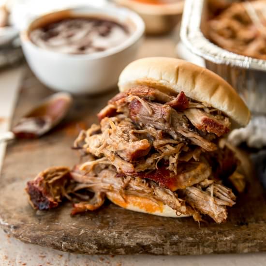 Simple Smoked Pulled Pork