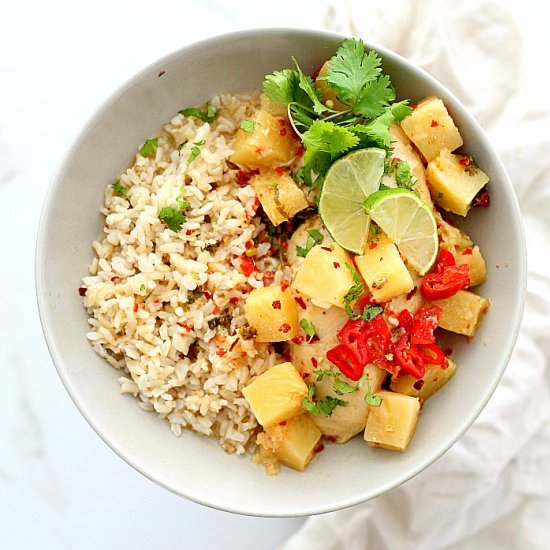 Slow Cooker Pineapple Chicken