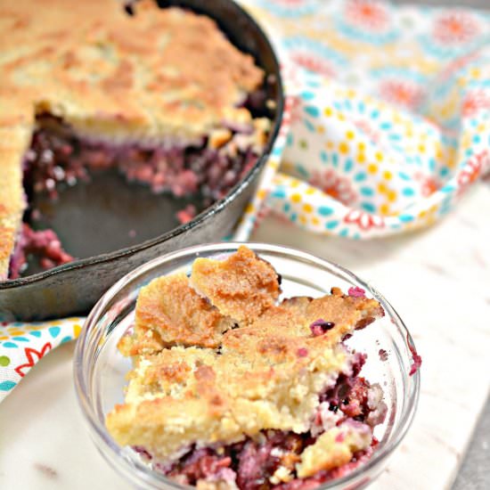 Keto Mixed Berry Cobbler