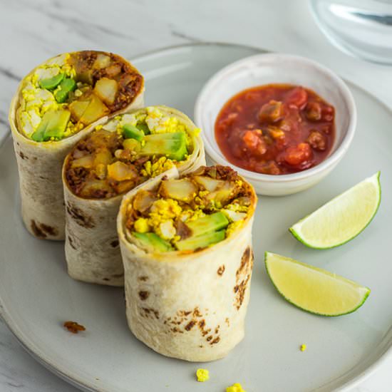 Vegan Breakfast Burritos