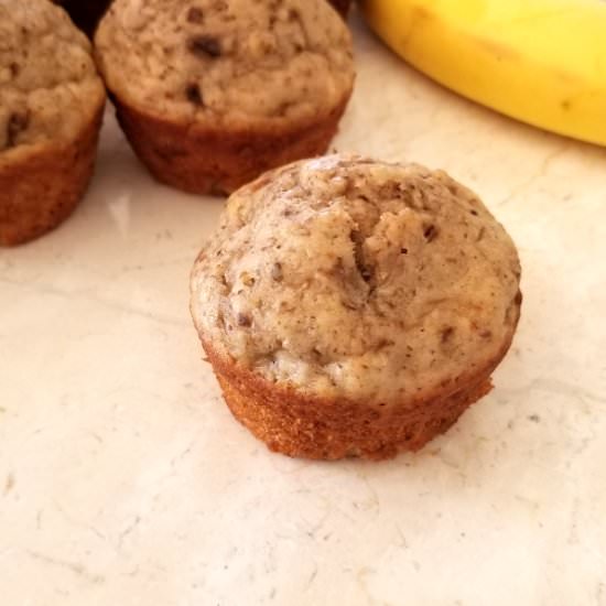 Delicious Banana Protein Muffins