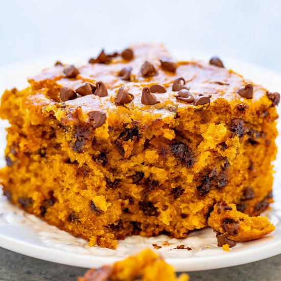 Pumpkin Chocolate Chip Cake