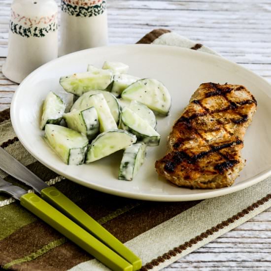 Grilled Boneless Pork Chops