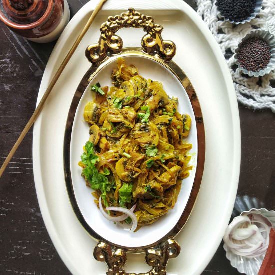Mushroom in Mustard Sauce