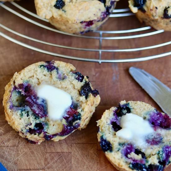 Vegan Blueberry Muffins