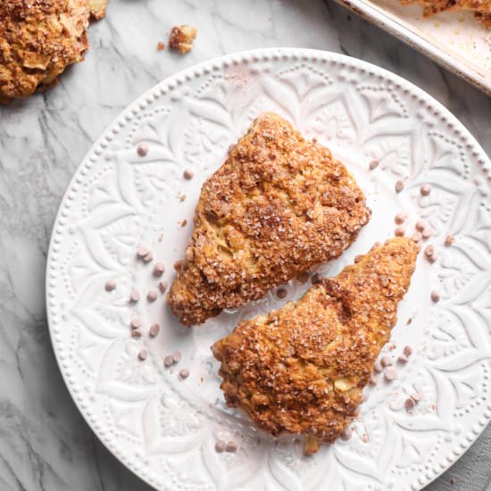 Apple Cinnamon Scones