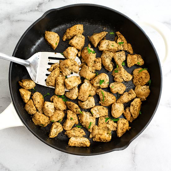 10 Minute Skillet Italian Chicken